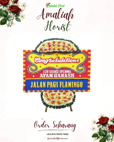 Bunga Papan Congratulation di Nyatnyono